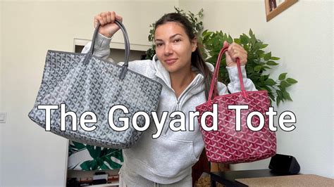 goyard navy tote|Goyard tote bag size comparison.